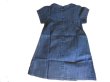 画像2: grain de blé デニム半袖ワンピース 3歳/94cm (2)