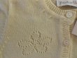 画像3: grain de blé クリームイエローカーディガン 6ヶ月 (3)
