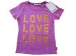 画像1: MEXX LOVEピンクTシャツ 2-4歳/98-104cm (1)