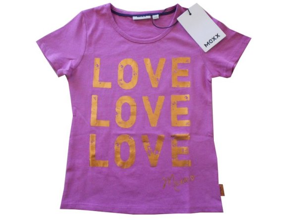 画像1: MEXX LOVEピンクTシャツ 2-4歳/98-104cm (1)