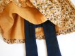 画像4: Bout'chou マスタード花柄ワンピース＆タイツセット 9ヶ月/71cm (4)